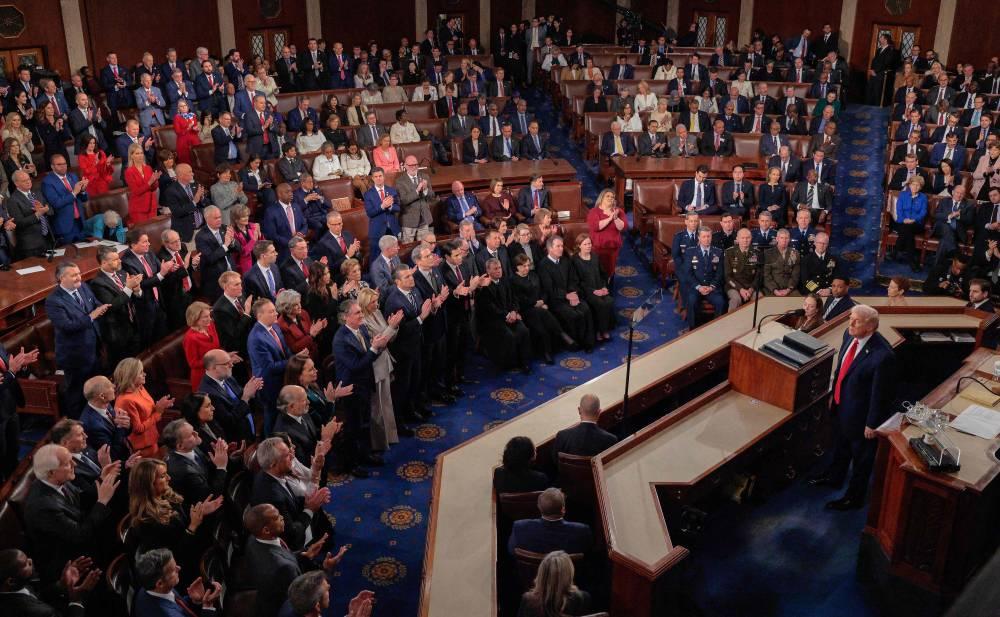 الديمقراطيون: خطاب ترامب القياسي منفصل عن الواقع #صحيفة_الخليج 