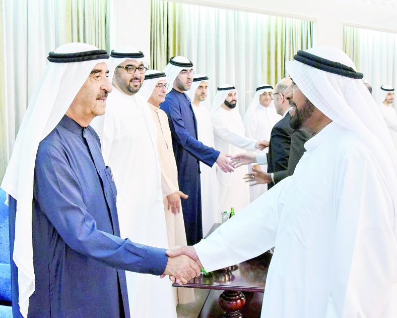 الحكـام يتقبلـون التهانـي والتبريكـات بقـدوم رمضـان