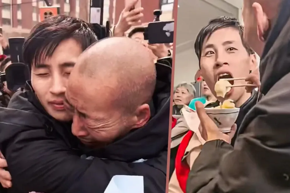 صيني يلتقي بابنه بعد فقدانه قبل 24 عاماً #صحيفة_الخليج 