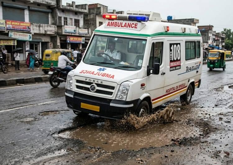 حفرة طريق تعيد متوفاة دماغياً إلى الحياة #صحيفة_الخليج 