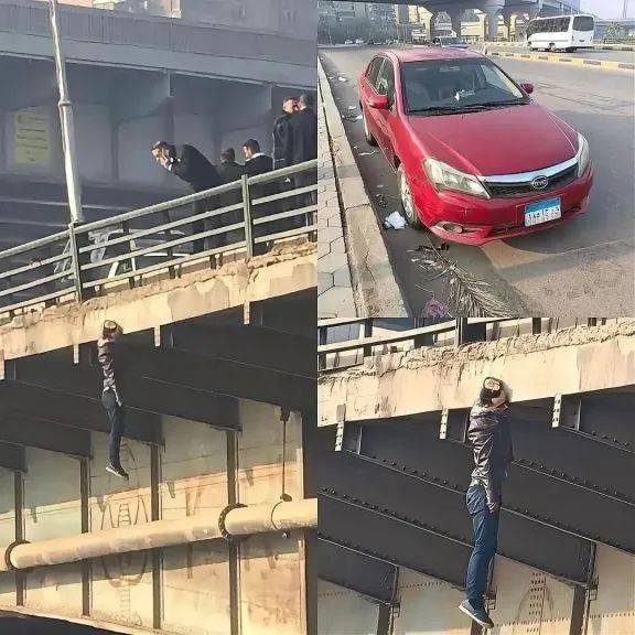 أوقف السيارة وأنهى حياته.. القصة الكاملة لحادث كوبري المظلات بـ #مصر 