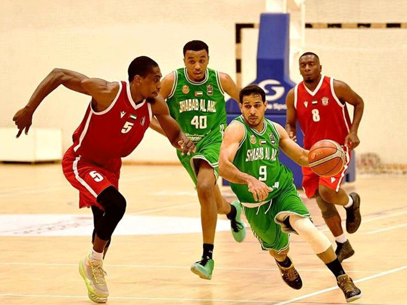 فوز شباب الأهلي والشارقة والنصر والبطائح في دوري السلة ...