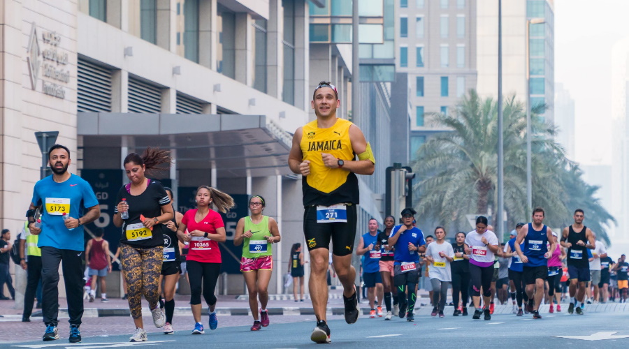 من منافسات سابقة للمارثون