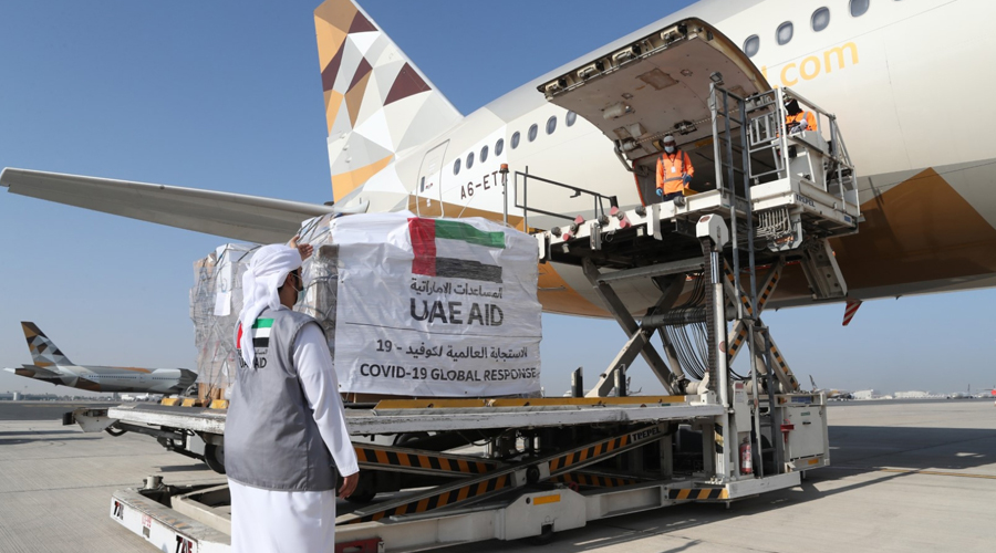 الإمارات ترسل 10 أطنان من الإمدادات الطبية إلى مقدونيا الشمالية