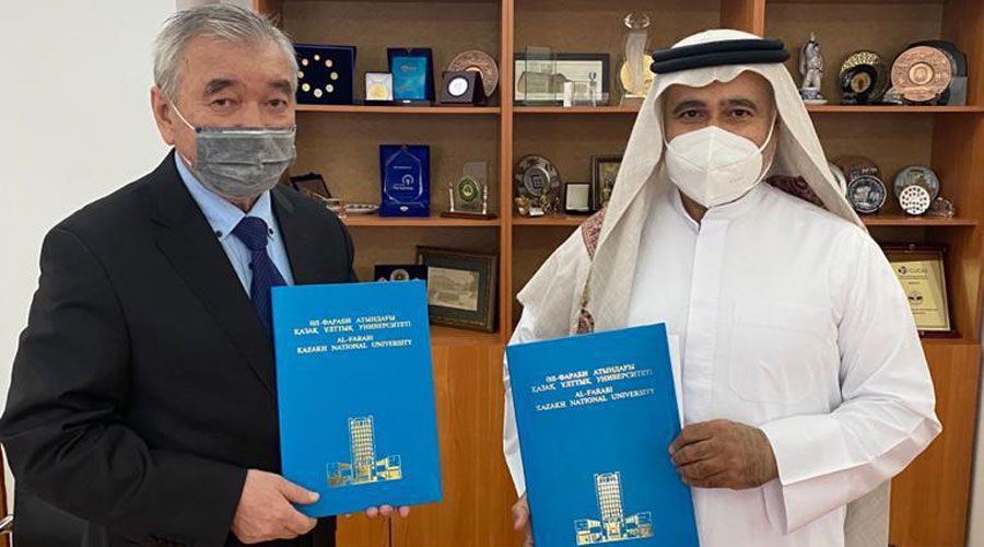 تعاون علمي بين معهد الدبلوماسية الثقافية وجامعة الفارابي بكازاخستان