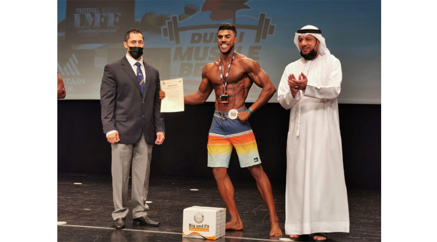 أبطال الإمارات يتصدرون أوزان دولية دبي المفتوحة لبناء الأجسام