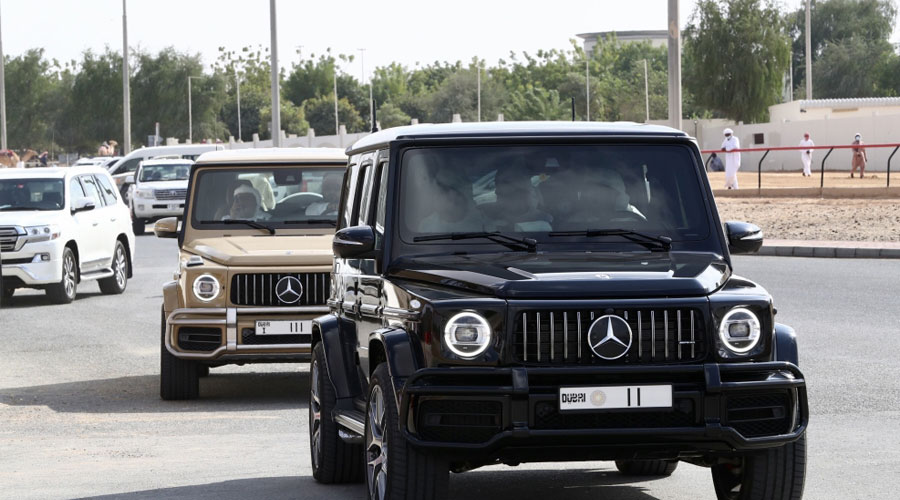 حمدان بن محمد يشهد تألق العاصفة في يوم اللقايا
