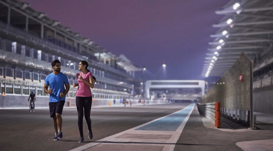 حلبة مرسى ياس تستعد لاستضافة سباق نصف ماراثون أبوظبي