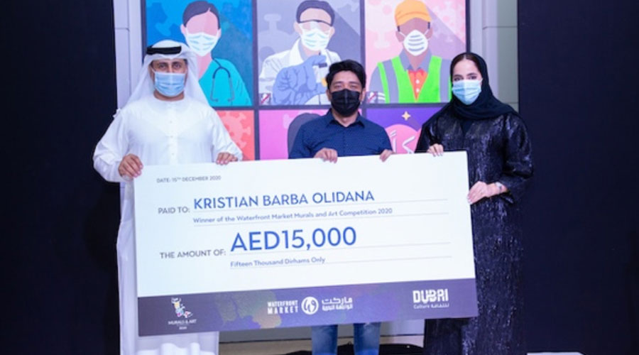 «ماركت الواجهة البحرية» يعلن الفائز في «الجداريات والفنون»