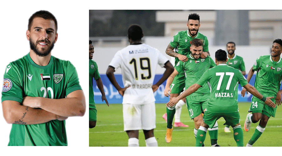 برونو: أحببت العيش في الإمارات وأحلم باللعب للأبيض