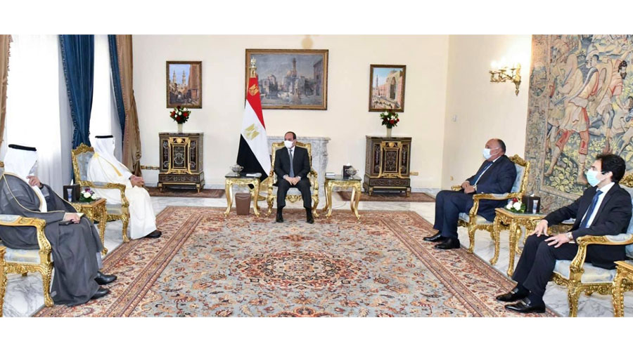 السيسـي: أمن الخليج من ثوابت الأمـن القومـي المصـري