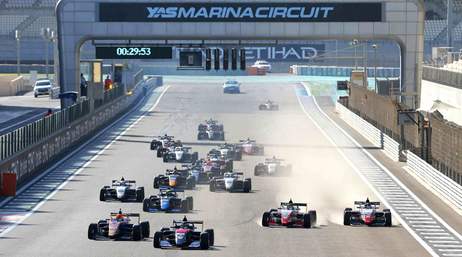 حلبة مرسى ياس تستضيف ختام بطولة «فورمولا 3 آسيا»