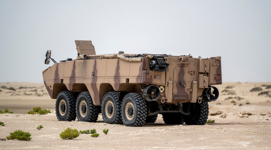 «الجسور»: إدراج أنظمة الليزر عالية الطاقة في مركبات «ربدان 8x8»