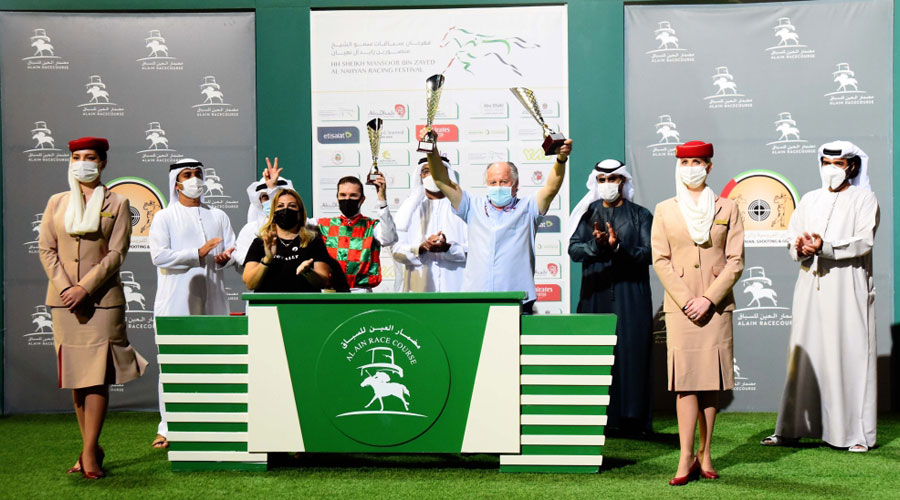 «عجاج» لمنصور بن زايد يتوج بلقب ماراثون العين الثاني 