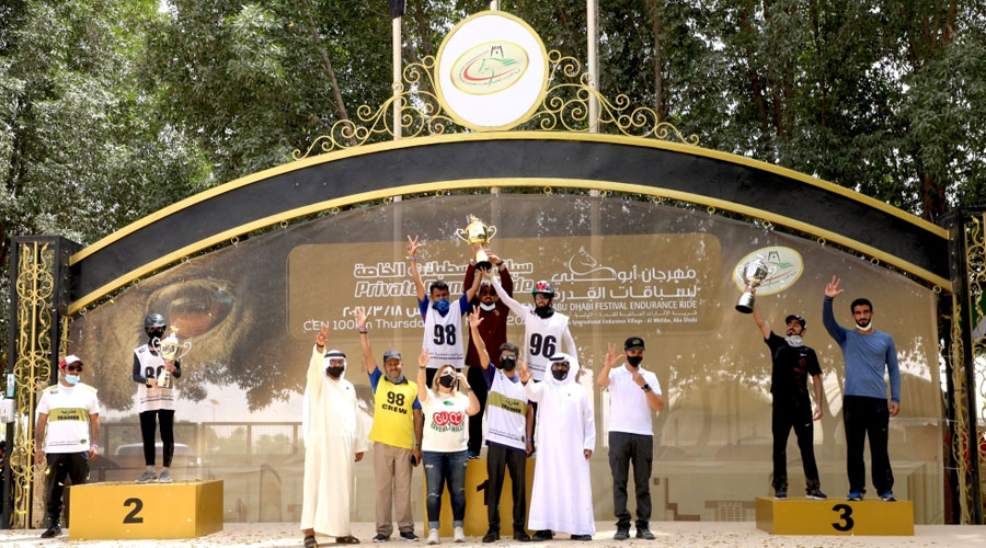 بهاواني بطل الإسطبلات الخاصة في مهرجان أبوظبي للقدرة 