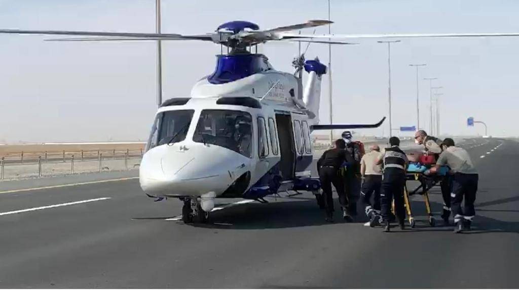 أثناء نقل المصاب