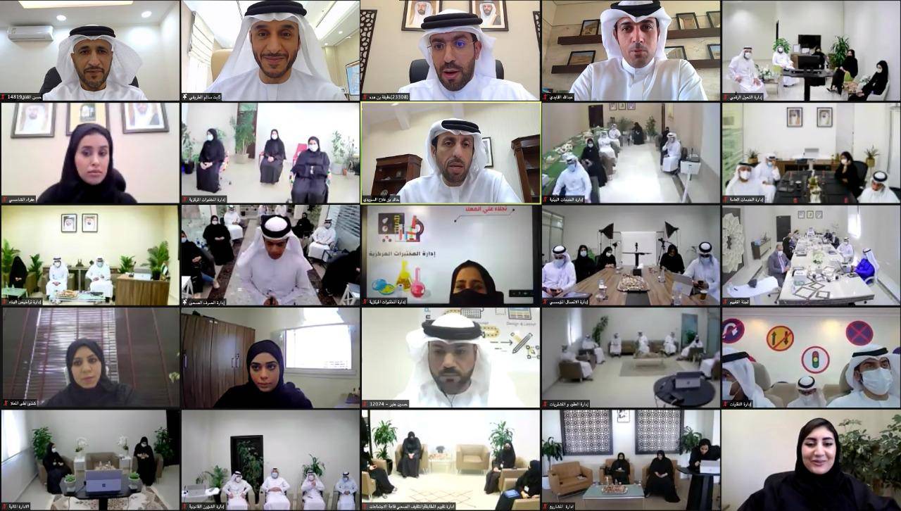 ثابت الطريفي وجانب من المشاركين في التقييم 