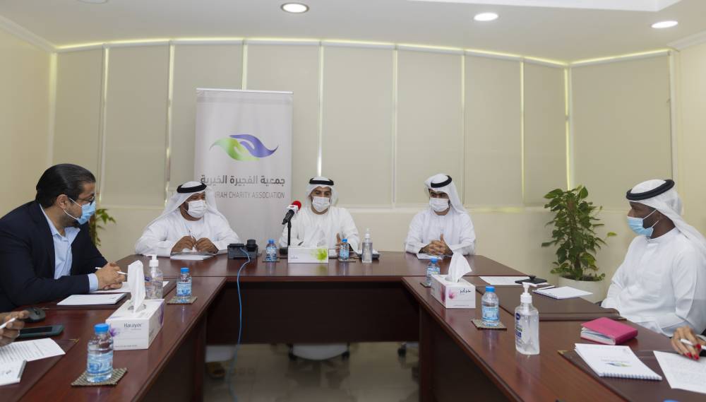 المرشودي متحدثاً في المؤتمر الصحفي