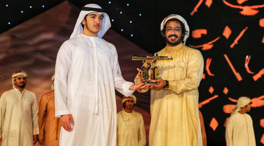 محمد بن دلموك يظفر بكأس فزاع الذهبي في ختام بطولة اليولة