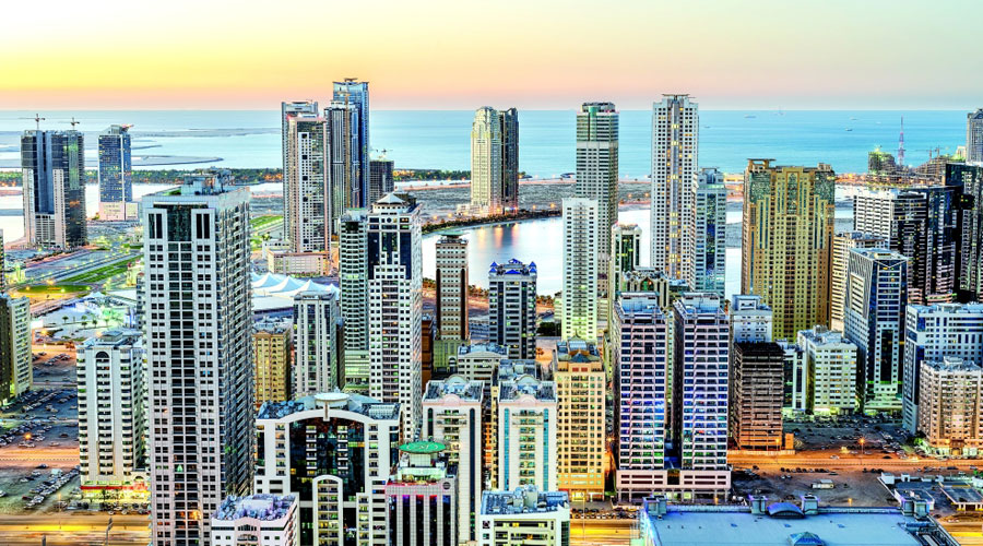 الشارقة تشهد نهضة عمرانية كبيرة 