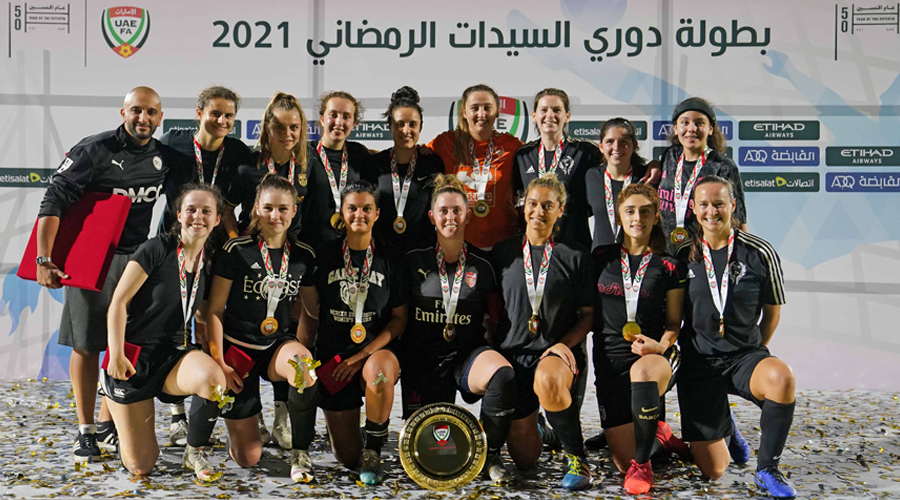 فريق أوول بلاك يُتوّج بلقب بطولة كرة قدم السيدات