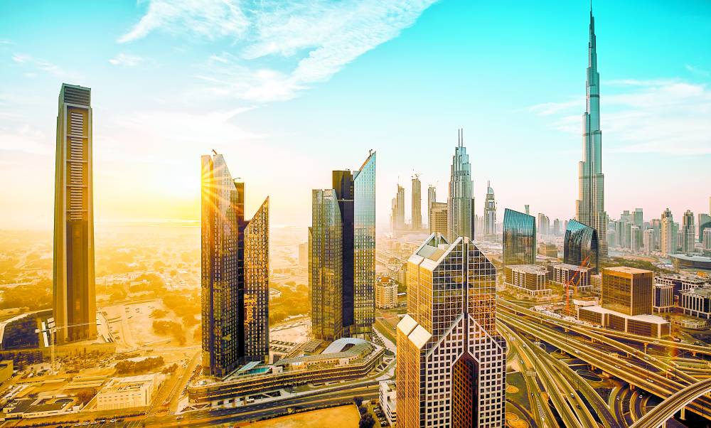 Dubai at sunrise