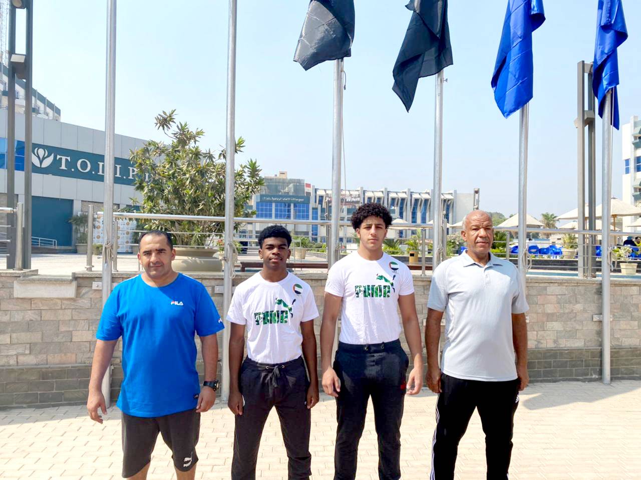 بعثة منتخب المصارعة