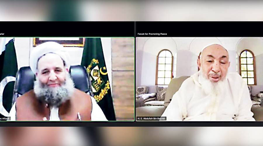 عبدالله بن بيه ونور الحق قادري 