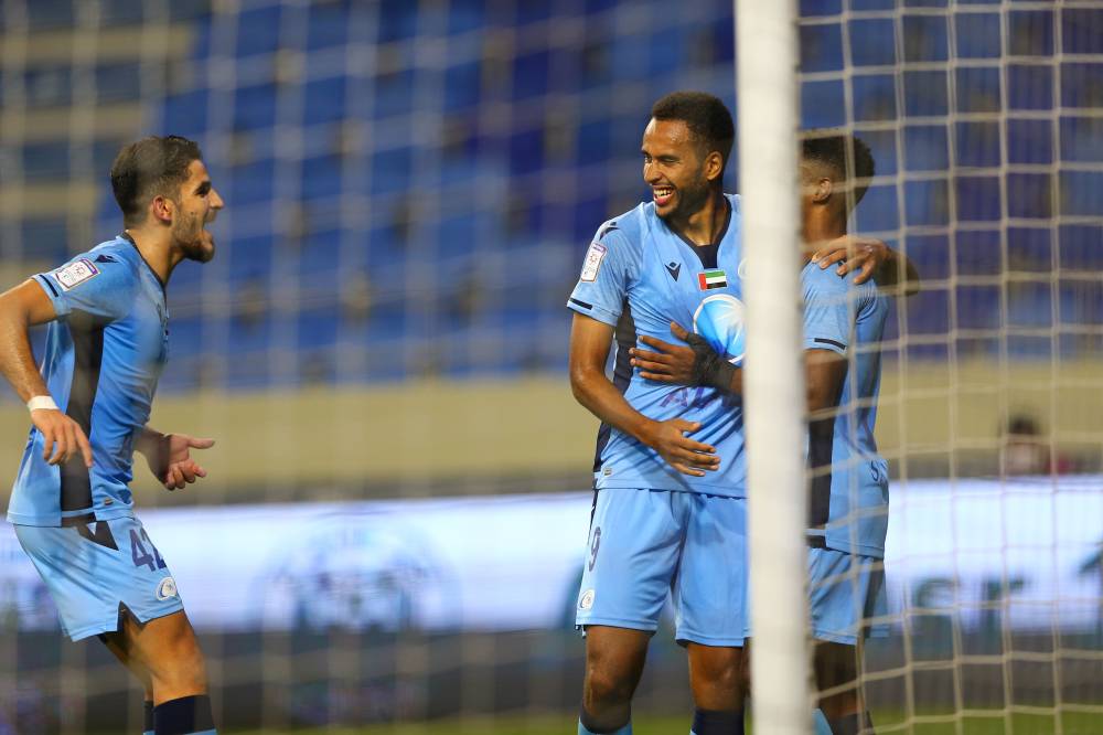 النصر وبني ياس في دوري ادنوك للمحترفين - محمد شعلان