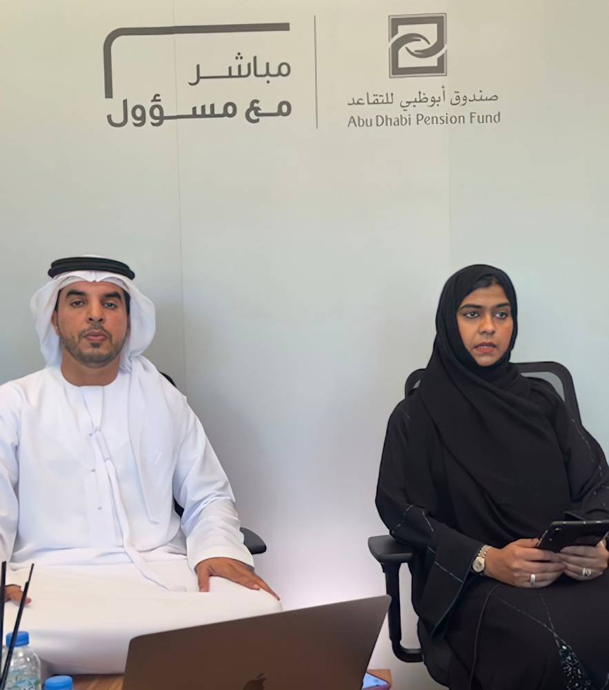 إبراهيم الكلباني وسهيلة الرميثي خلال اللقاء