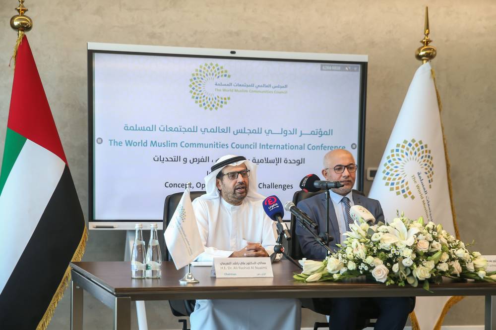 المتحدثون خلال المؤتمر - تصوير محمد السماني