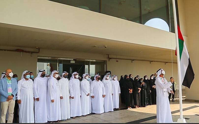 احتفالية شركة الشارقة لإدارة الأصول بيوم العلم في سوق الجبيل
