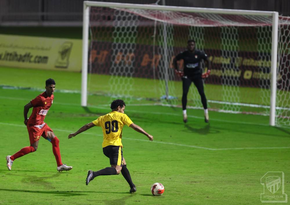 جانب من ودية الاتحاد وضمك