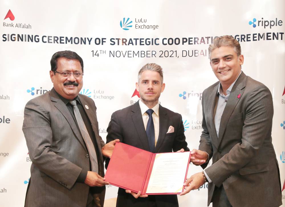 Bank Alfalah, Ripple signing ceremony Photo