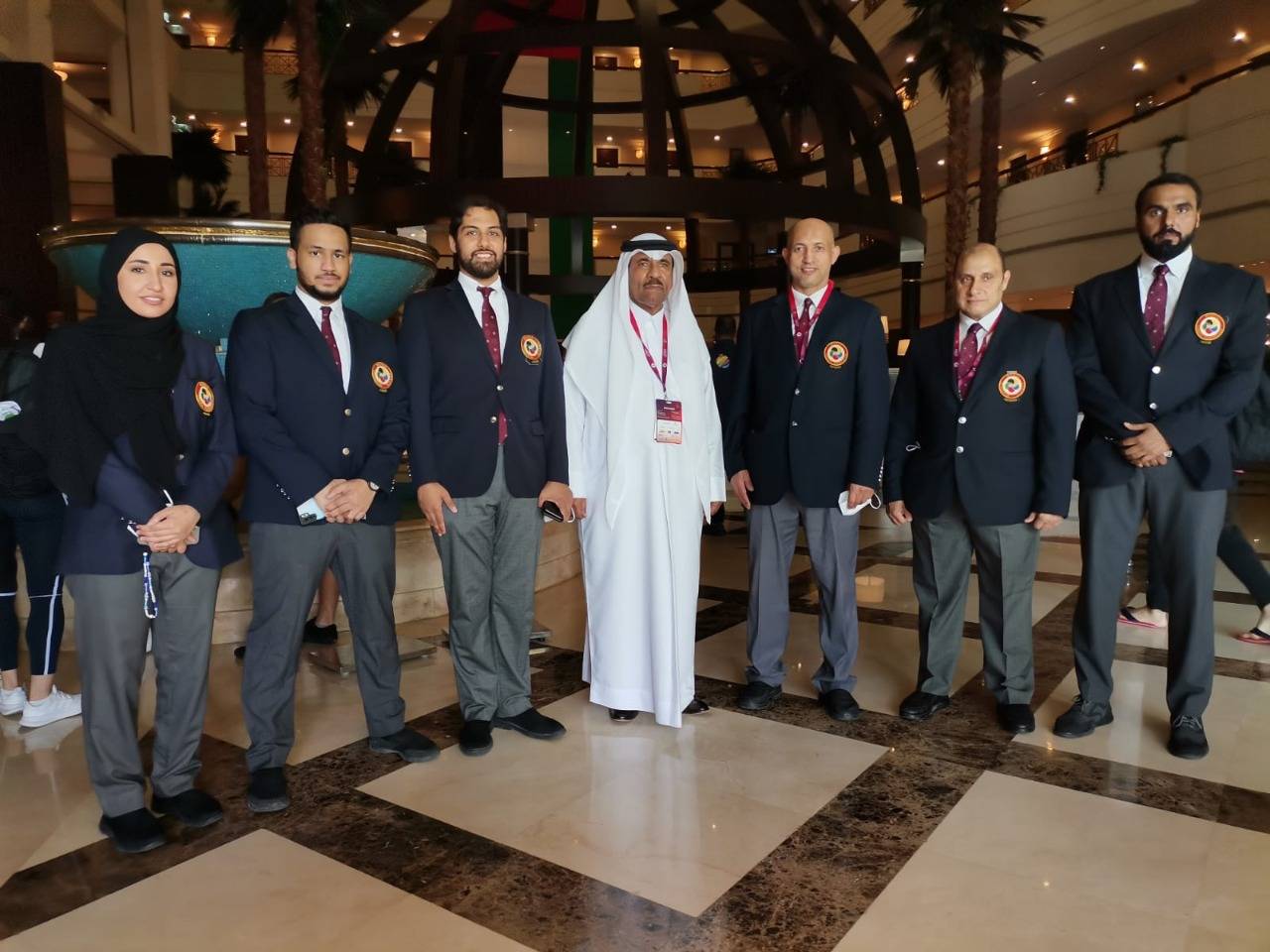 الرزوقي يتوسط حكام الإمارات المجتازين للاختبارات