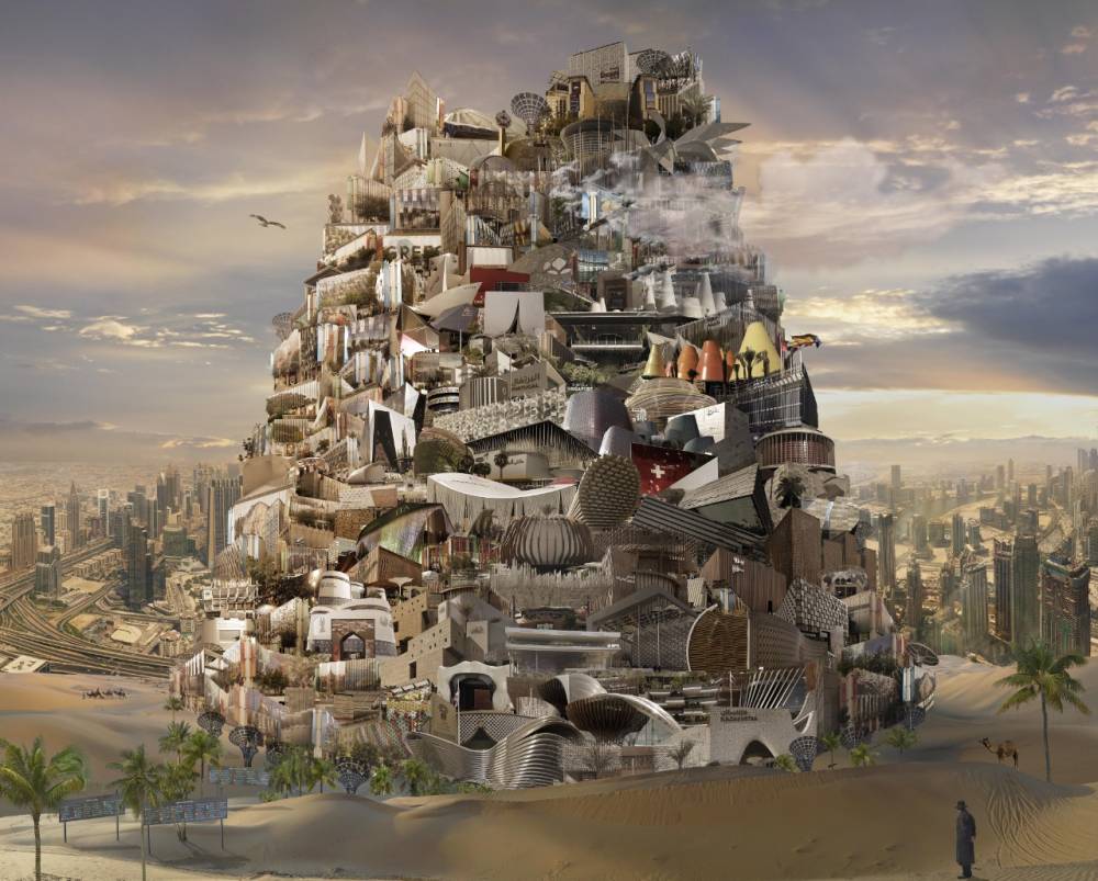 لوحة «أسطورة بابل 12 – إكسبو 2020 دبي»