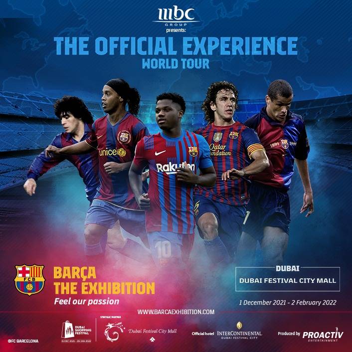 مجموعة MBC تقدم معرض «برشلونة لكرة القدم في دبي»