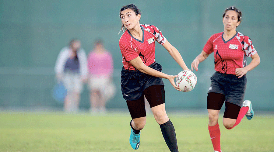  فريدة الزقزوق نجمة مصر في الرجبي 