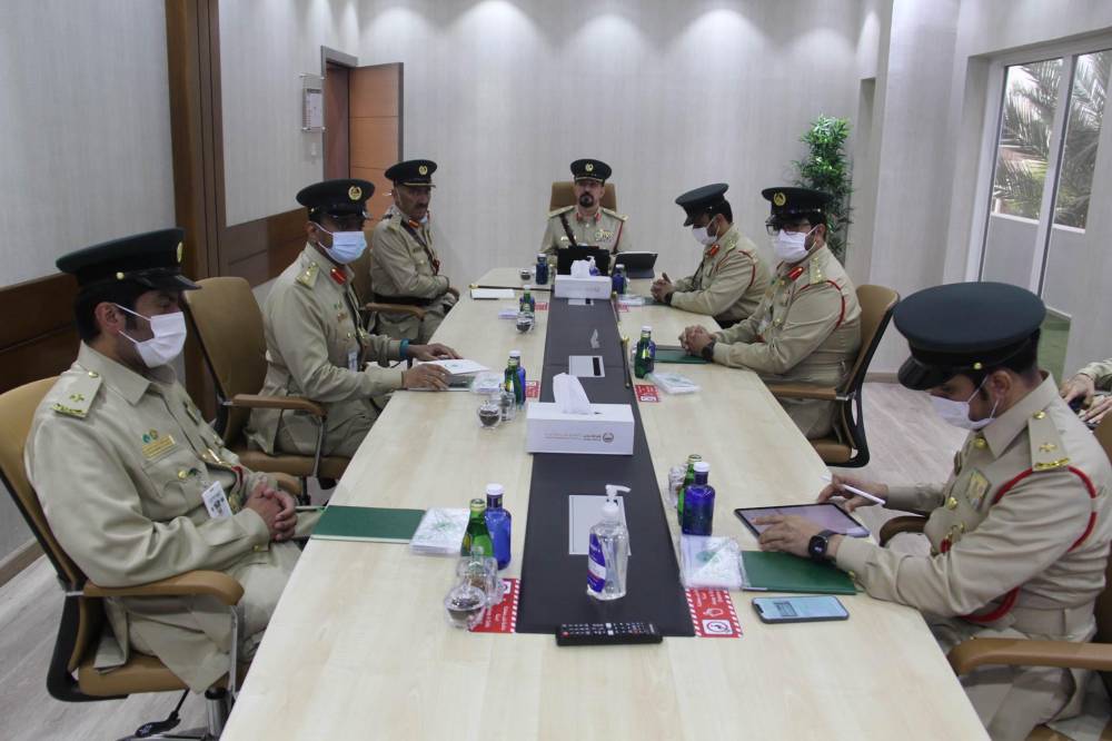 اللواء العبيدلي يطلع على سير العمل في الإدارة العامة للتدريب