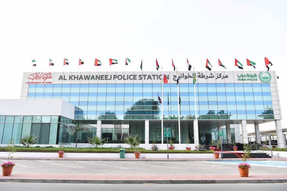 عبد الله المري يفتتح مركز شرطة الخوانيج الجديد 2