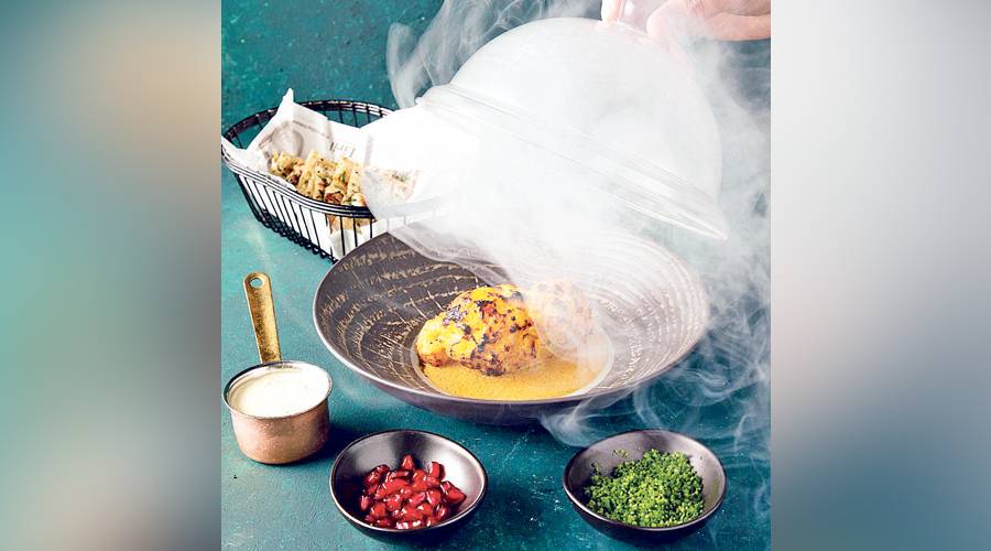  شريحة اللحم مع القرنبيط 
