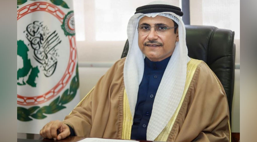 رئيس البرلمان العربي يشيد بنجاح إطلاق «طموح زايد 2»