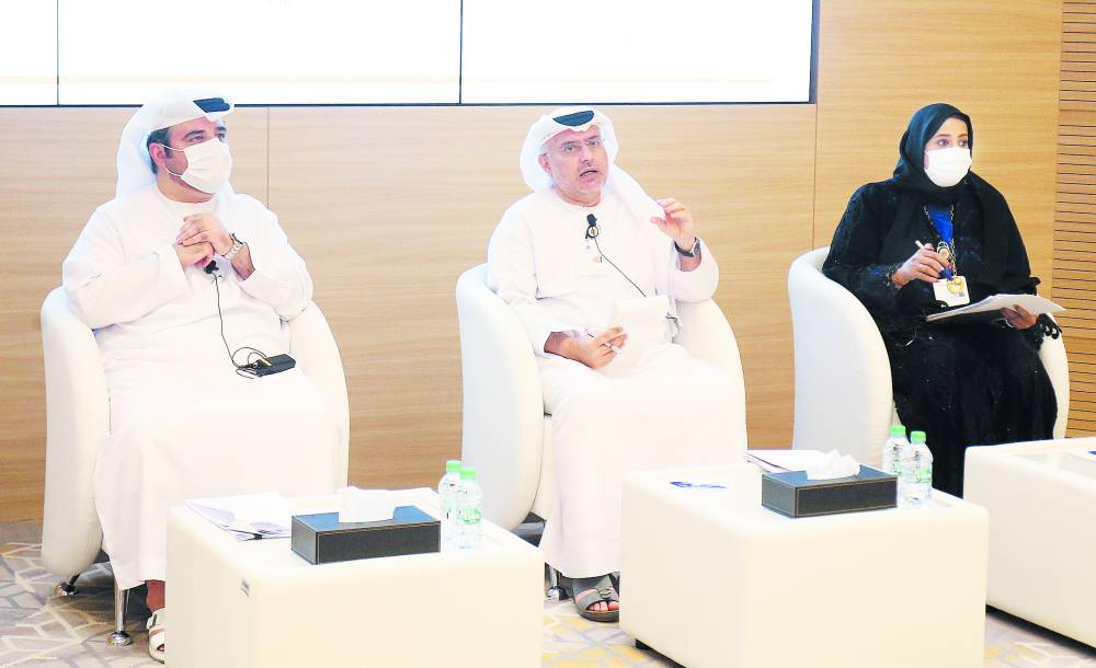 العور خلال الإحاطة الإعلامية 
تصوير: محمد الطاهر 