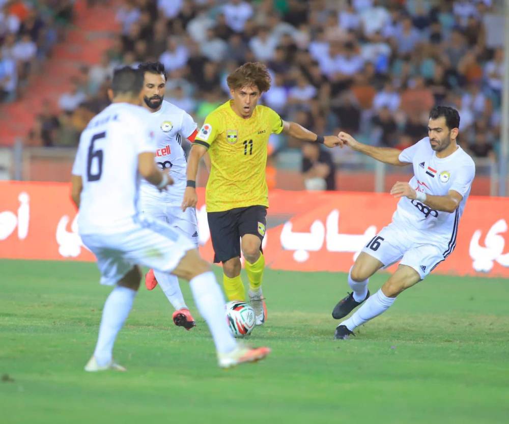 من مباراة الكرخ والزوراء