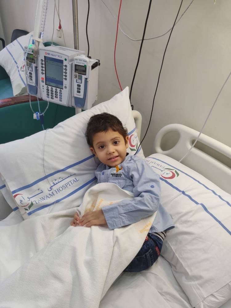 محمد على سرير المستشفى 