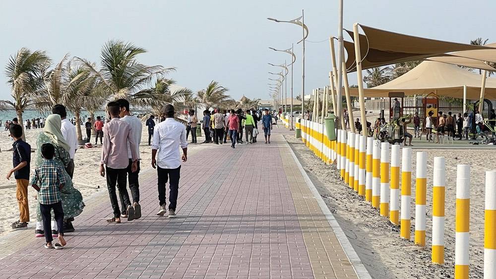 إقبال على ممشى «البيت متوحّد»