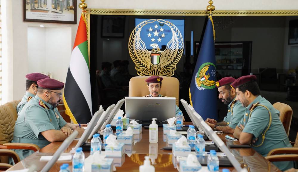 سلطان النعيمي مترئساً الاجتماع