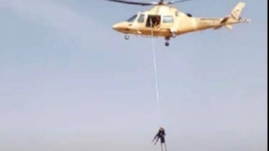 لحظة إنقاذ الطفل الموريتاني «شبو»