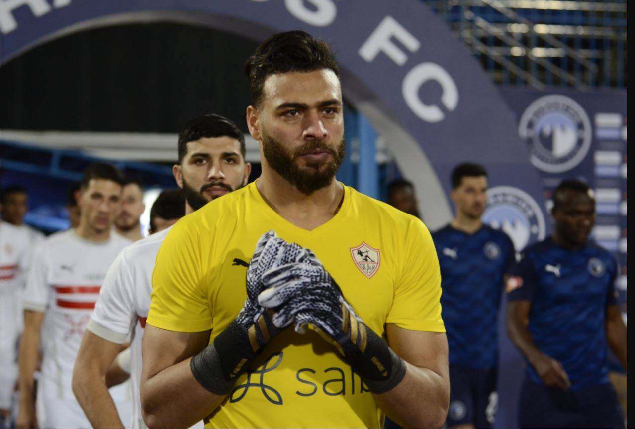 محمد أبو جبل حارس مرمى نادي الزمالك السابق