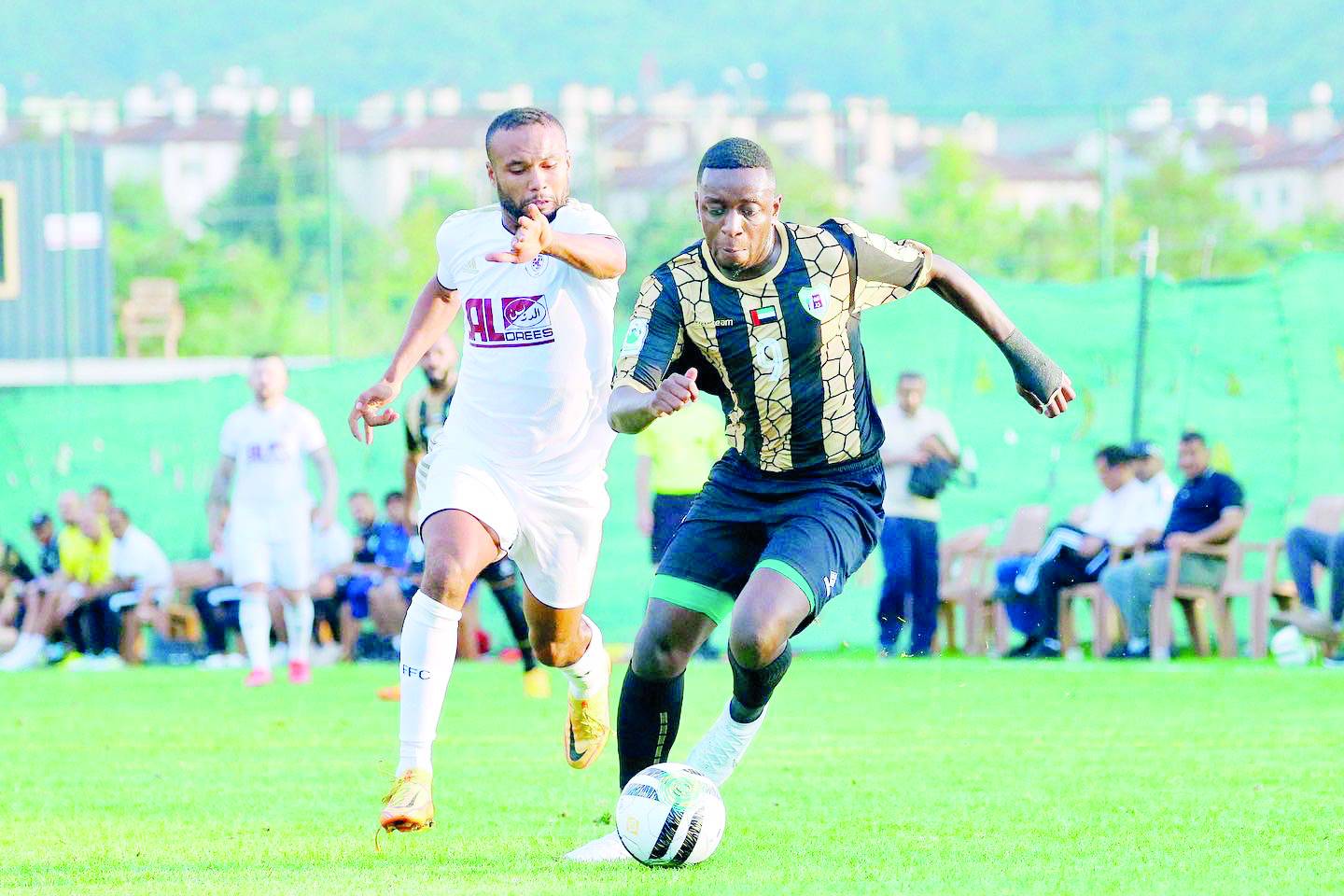 من مباراة الحصن والفيصلي